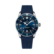 BREITLING Superocean Heritage Automatic 42 Blue Dial Blue Rubber Watch 42mm - NEW